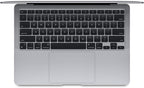 (Refurbished)Apple MacBook Air 13-Inch Laptop Space Gray | M1 Chip 8GB Memory 256GB SSD | Retina Display, Backlit Keyboard, Touch ID, Long Battery Life Notebook Computer